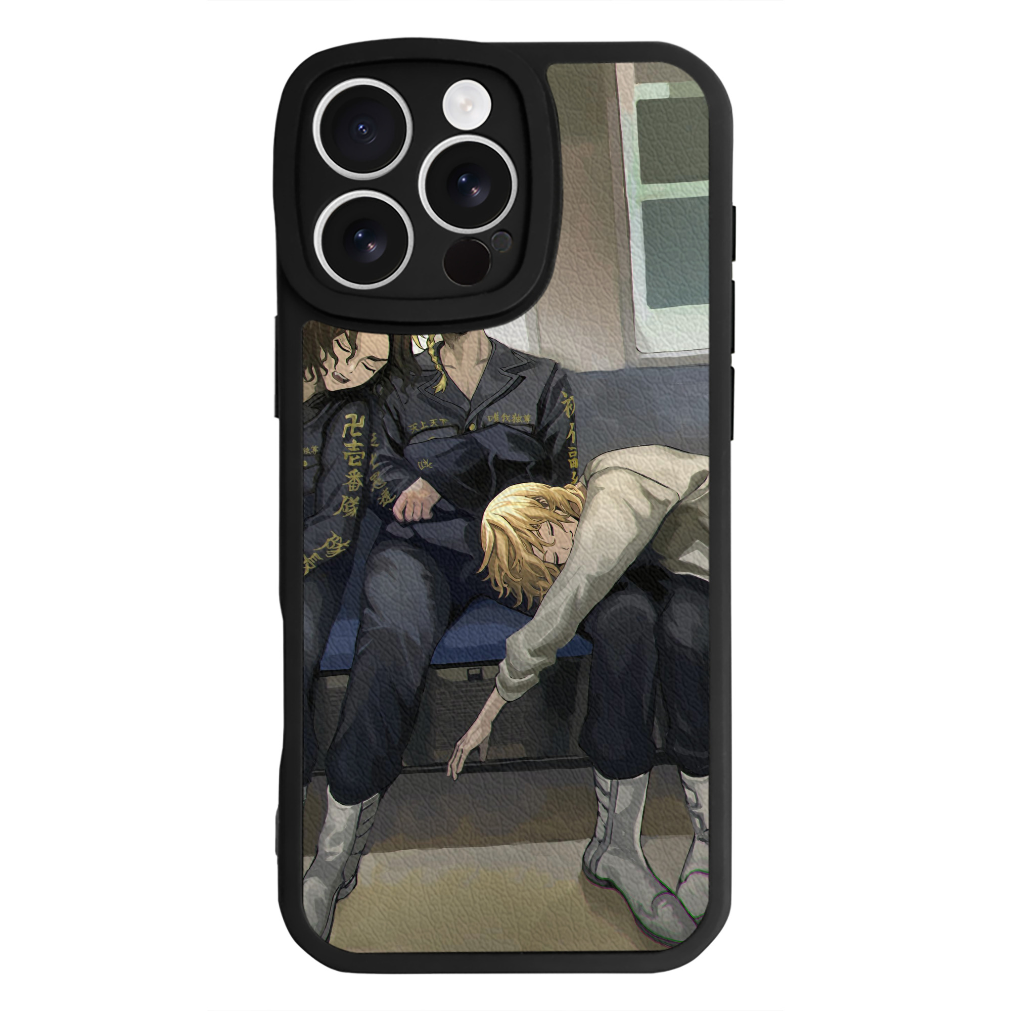 （画像用） 東京リベンジャーズ Tokyo Revengers 【iPhone 16シリーズ対応】シリコンスマホケース（レザー調） 材質：シリコン
